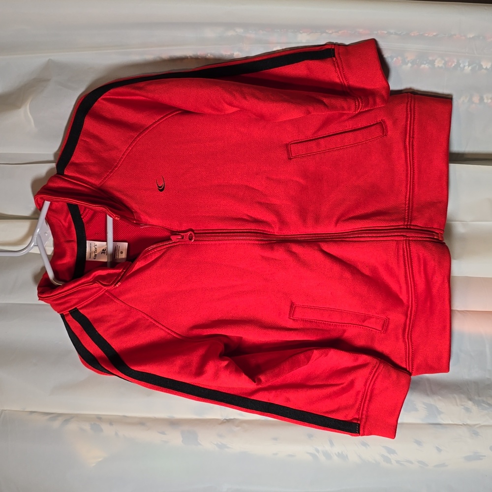 3t Boys Carter's Red Full Zip Jogger Jacket